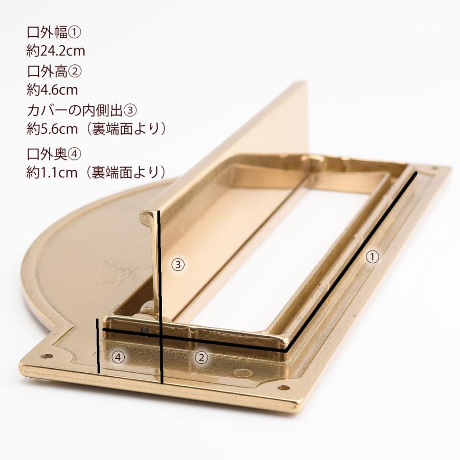 最終！新品　未使用玄関ポスト口　真鍮 最終早い者勝ち！ 新品 玄関ポスト口 真鍮 - メルカリ