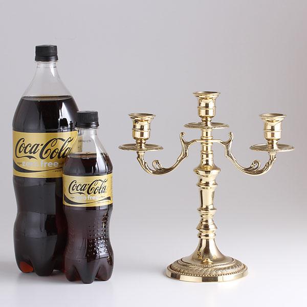 燭台 イタリア製 真鍮製品 ローソク立て キャンドルフォルダー