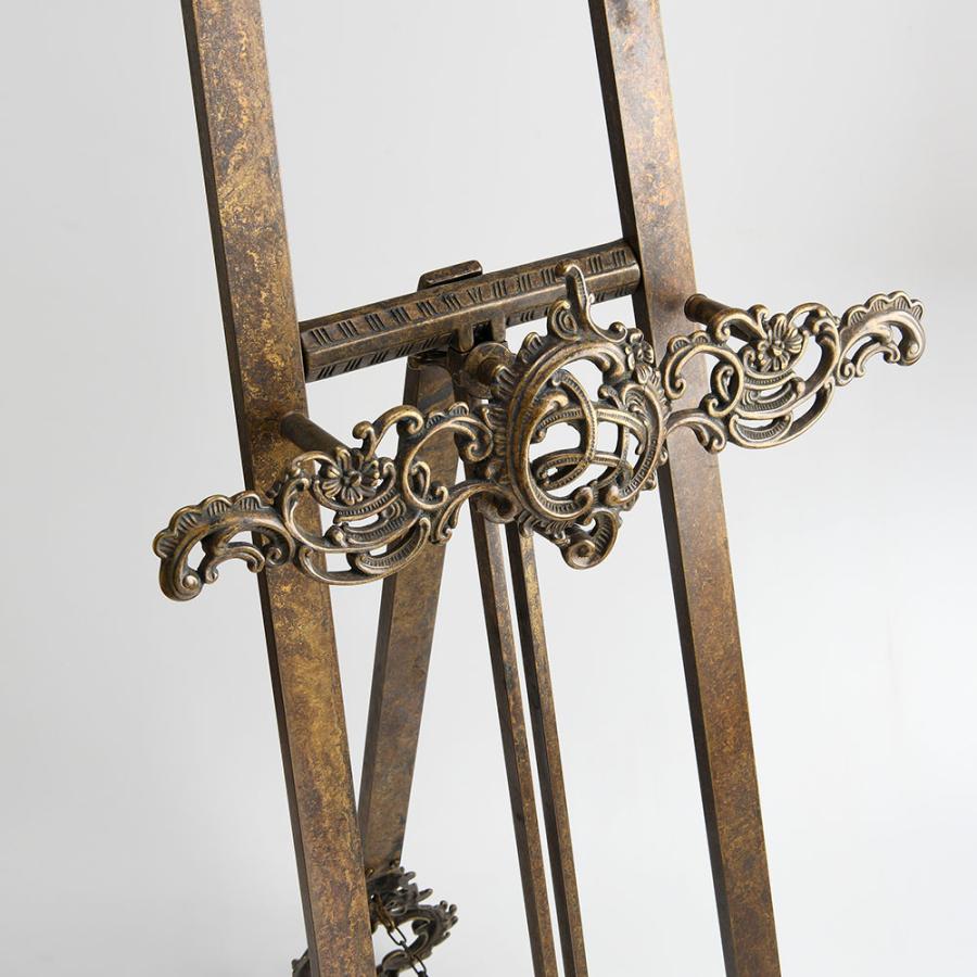 イタリア製真鍮雑貨 大型イーゼル メニューたて スタンドボード看板