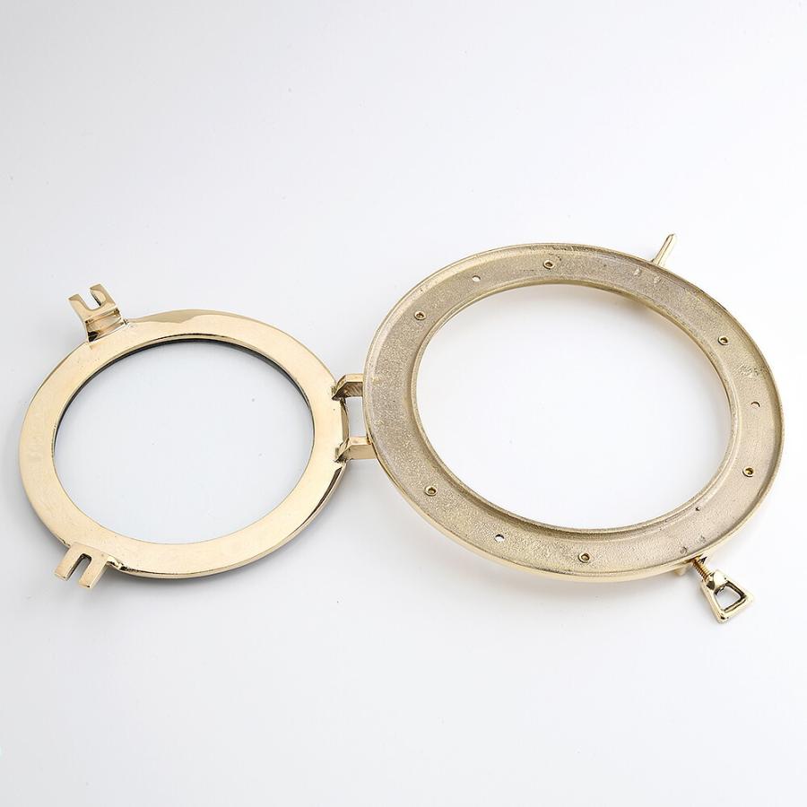 丸窓　ガラス　真鍮製 取り付け窓 アンテーク調 真鍮製 マリンインテリア 楽天市場】丸鏡 開閉式 丸窓 真鍮 壁掛け 壁面取り付け ミラー