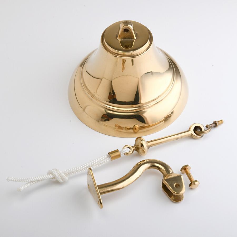 イタリア製 真鍮 シップベル 船舶ベル 金色 真鍮磨仕上 号鐘 SHIPBELL