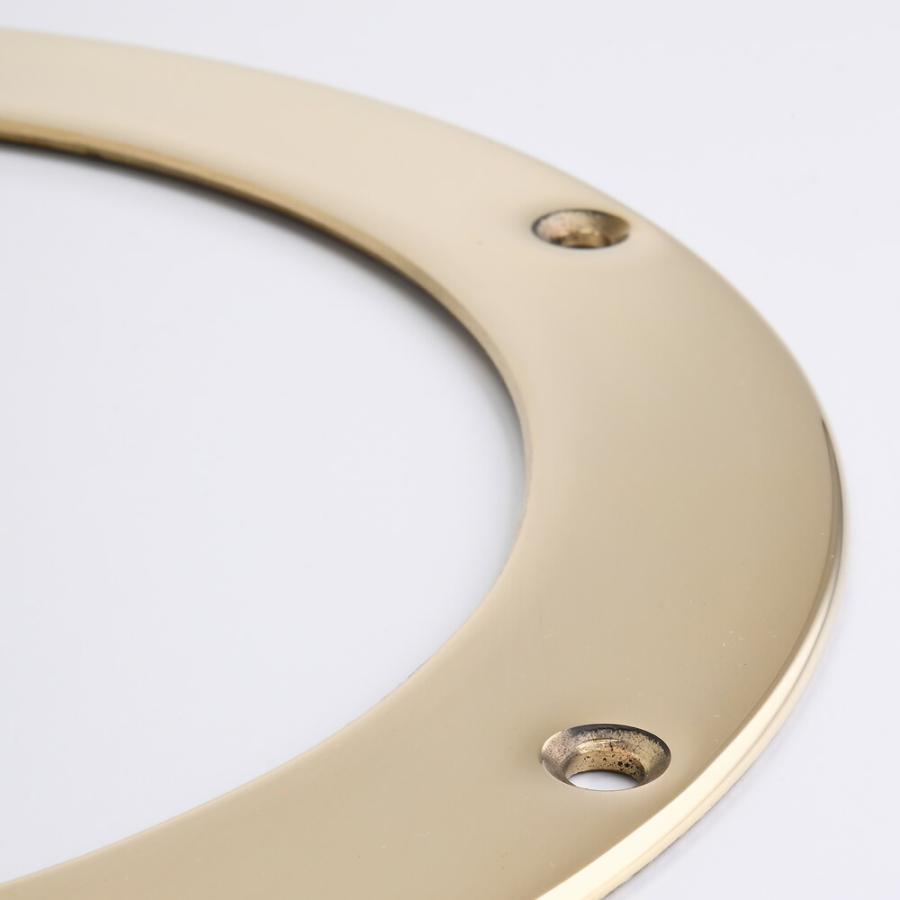 真鍮丸窓フレーム 円窓枠 金色 ゴールド 磨き仕上げ マリンインテリア