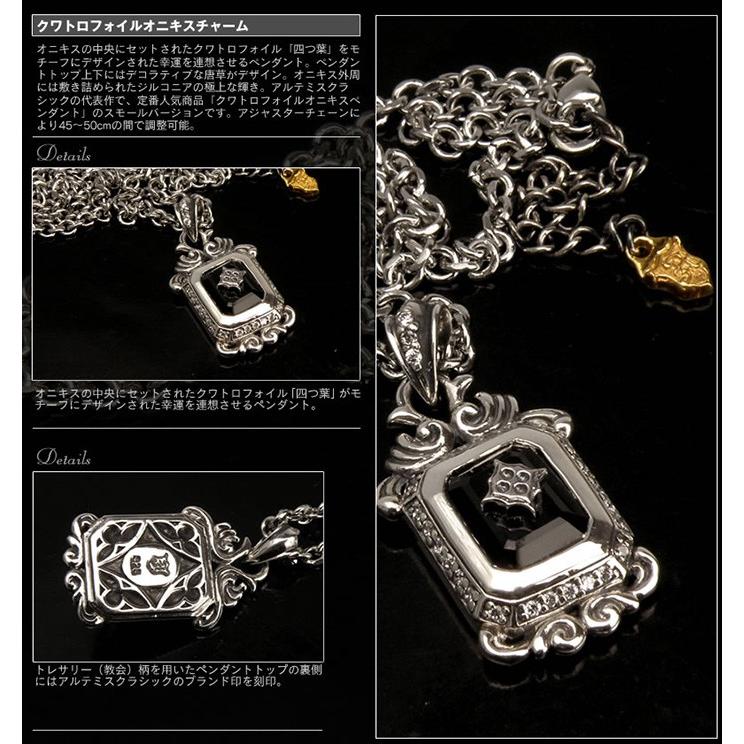 Artemisclassic アルテミスクラシック　クワトロオニキスペンダント Artemis Classic アルテミスクラシック ネックレス メンズ