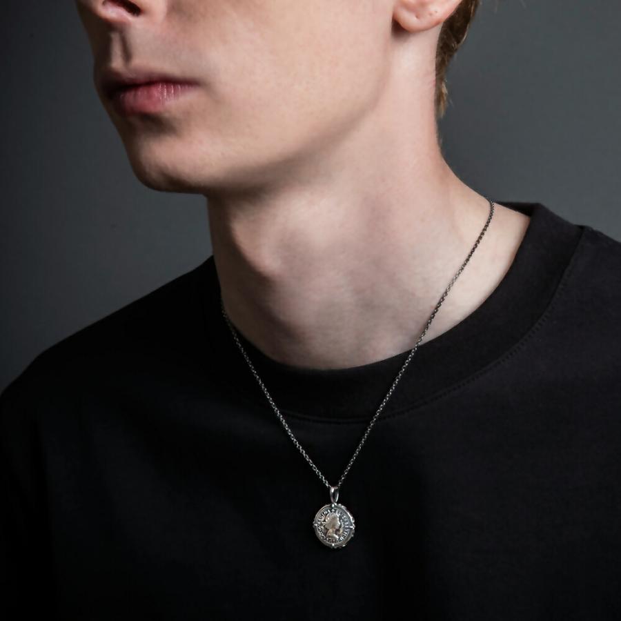 アルテミスクラシック ネックレス メンズ ブランド 6ペンスコインペンダント シックス 硬貨 シルバー Artemis Classic コインネックレス  芸能人