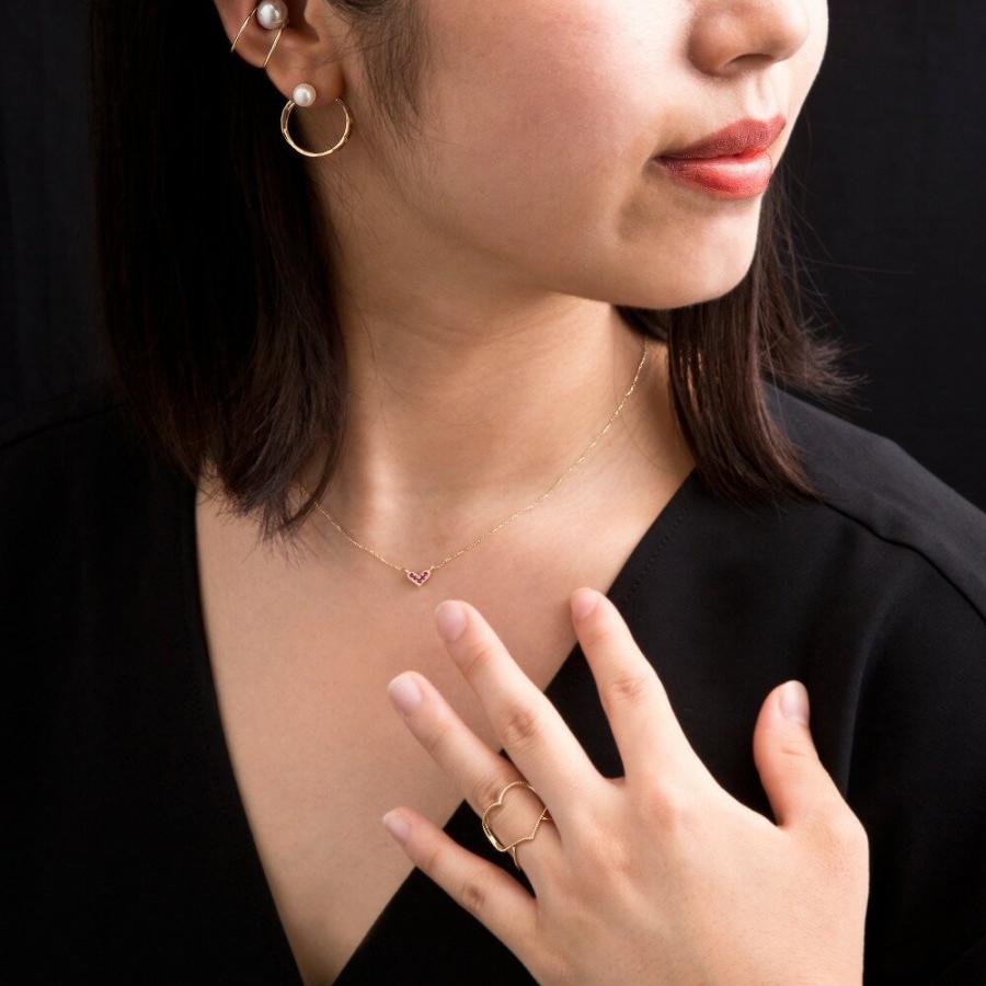 K10 Elenore Jewelry オープンハートリング #13 Elenore（エレノア