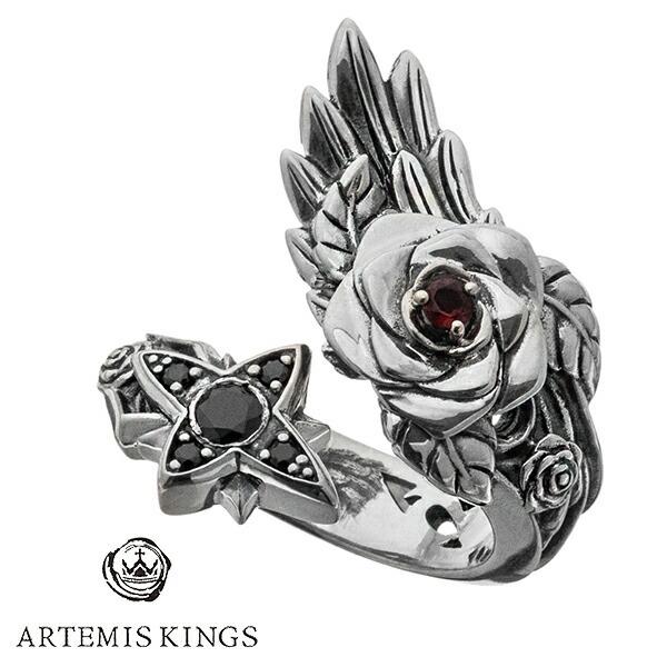 送料無料 アルテミスキングス 薔薇リング 9号 19号 リング 指輪 バラ ローズ シルバー925 シルバー メンズ レディース 翼 ガーネット 花 ブランド イヤーカフ イヤークリップ リングサイズ 15号 Www Oroagri Eu