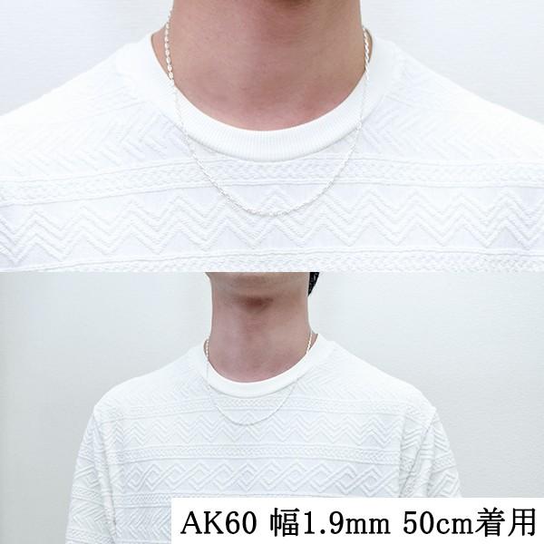 シルバーチェーン 925 ネックレスチェーンのみ アンカーチェーン 50cm