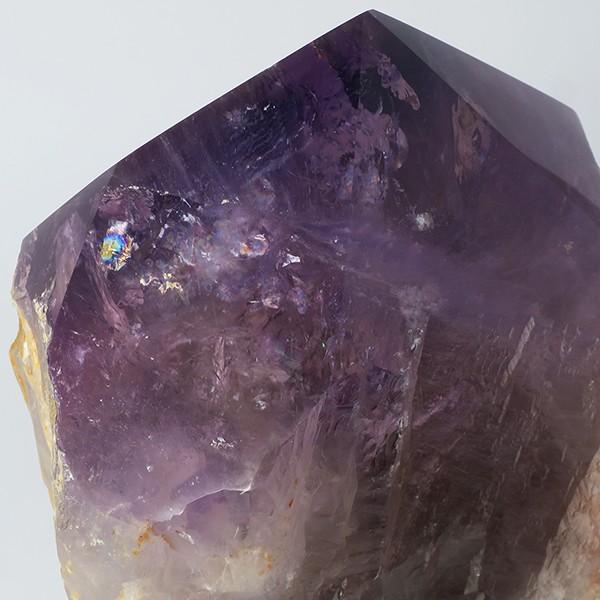 ★虹入り★★大ポイント★天然石 238ｇアメジスト 原石 ☆虹入り大ポイント☆天然石 238gアメジスト 原石