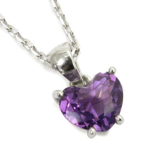 アメジストと水晶のロングネックレス　シルバー金具　天然石ネックレス アメジスト シルバー ネックレス 大粒 雫 チェーン付き 天然石