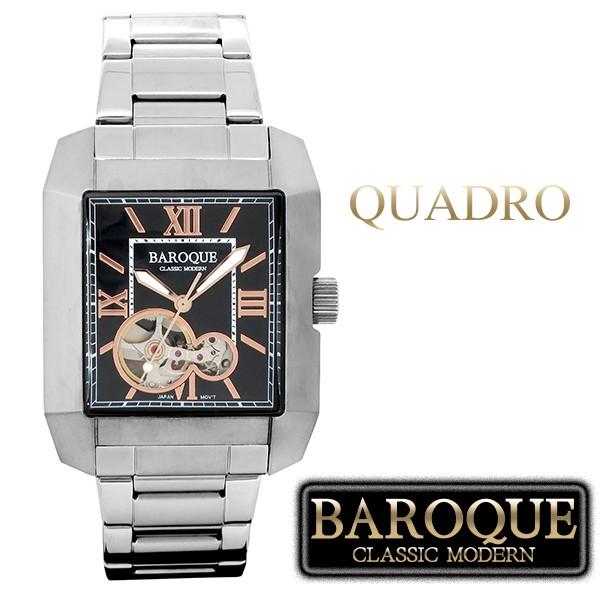 BAROQUE バロック QUADRO クアドロ ウォッチ(ブラック) BA2004S-02M 