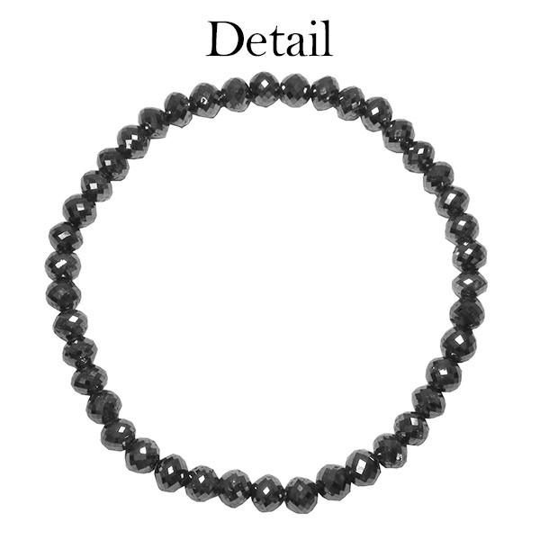 ※激レア※原石ブラックダイヤモンドブレスレット　53カラット 56カラット 天然ブラックダイヤモンド 高品質 ブレスレット 5.8