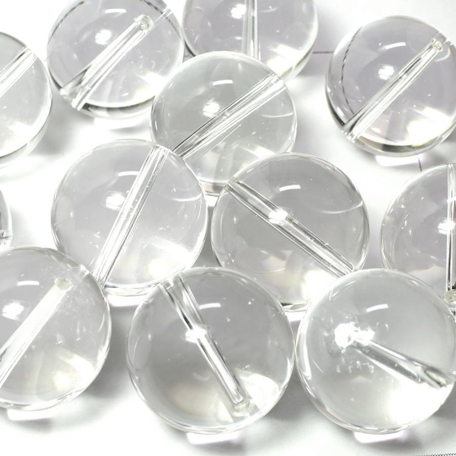 天然石ビーズ 高品質 水晶 20mm 丸玉 1玉売り パワーストーン 粒売り