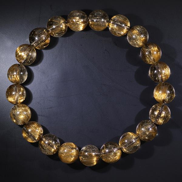 ブラウンルチルクォーツ　ブレスレット　12mm ブラウンルチルクォーツ ブレスレット 12mm ルチルクォーツ 高品質