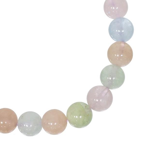 【大玉シリーズ】ミックスベリル　18.5mm粒　内径18cm ベリル ミックス ブレスレット 8.5mm 17.5cm メンズM レディースL