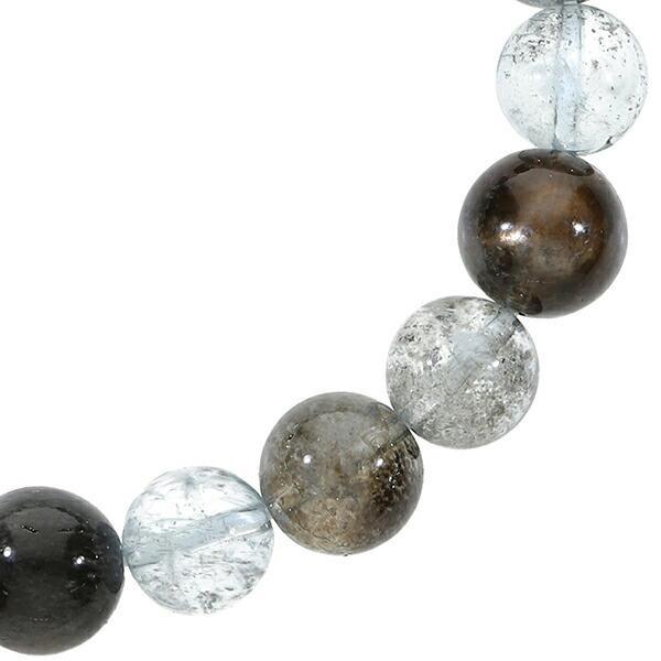 アクアマリン ブラックベリル シーン 入り 高品質 ブレスレット 10mm