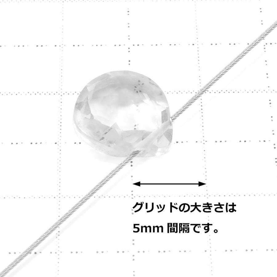 天然石ビーズ 水晶 7×7mm マロンカット 4玉セット パワーストーン 天然石ビーズ 水晶 粒売り｜ginnokura｜03