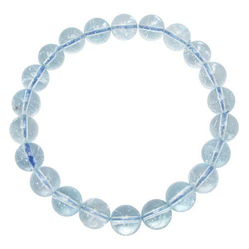 ブルートパーズ ブレスレット 8.4mm 17cm 天然石 パワーストーン