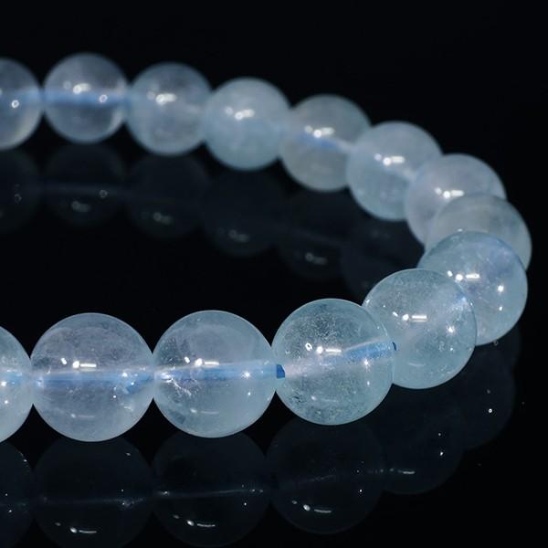 ブルートパーズ ブレスレット 9mm 18.5cm サイズ 誕生石 11月 天然石