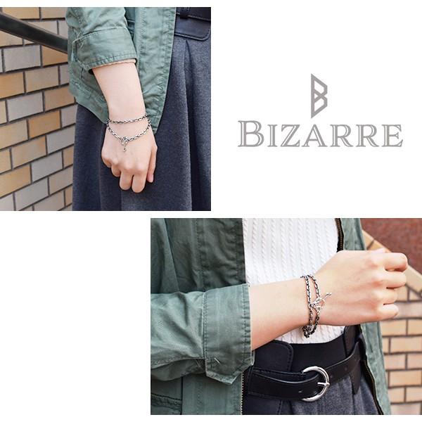 bizarre シルバー×レザーブレスレット 楽天市場】Bizarre ビザール シルバー ブレスレット グレー 彼氏