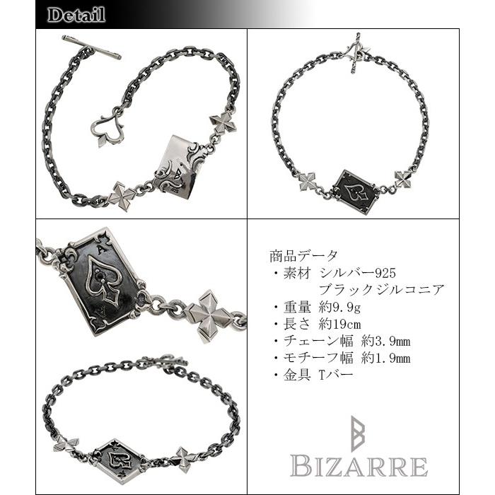Bizarre（ビザール） ブレスレット メンズ ブランド シルバー トランプ