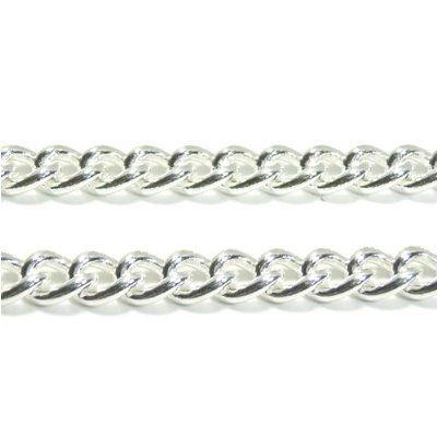 シルバーチェーン 925 ネックレスチェーンのみ カットなし喜平 70cm 幅