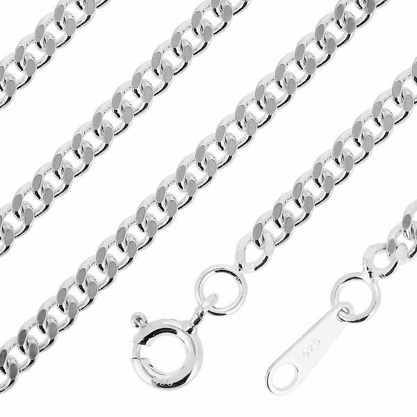 シルバーチェーン 925 ネックレスチェーンのみ 喜平 キヘイ 50cm 幅約