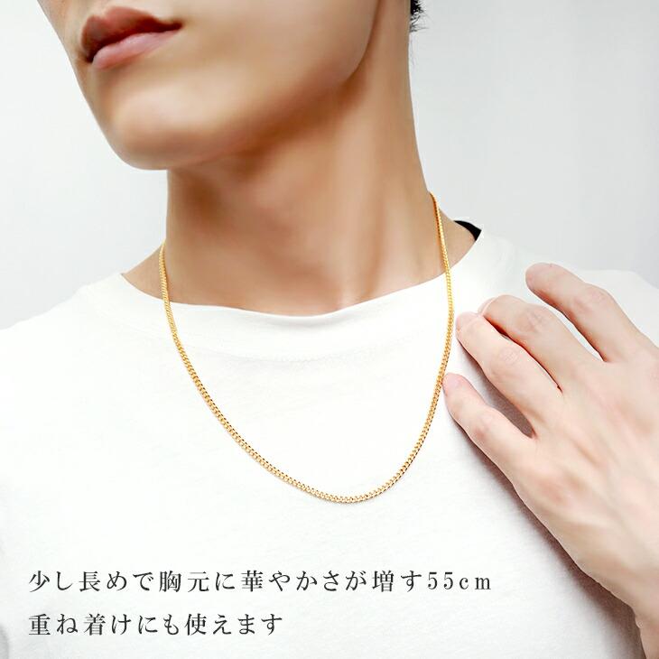 ゴールドネックレス　最終値下げ！ K18 金【0.2ct ラボダイヤモンドネックレス】トリニティ 輝き