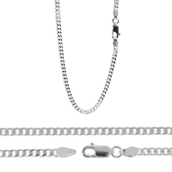 シルバーチェーン 925 ネックレスチェーンのみ 喜平 キヘイ 80cm 幅約