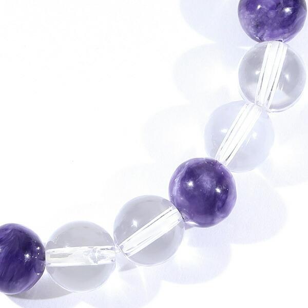 チャロアイト 水晶 ブレスレット 8mm 16cm レディースS サイズ 天然石