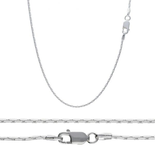 スエッジチェーン 幅約1.2mm 50cm シルバー925 シルバーチェーン スエッジチェーン 幅約1.2mm 50cm シルバー925 シルバーチェーン