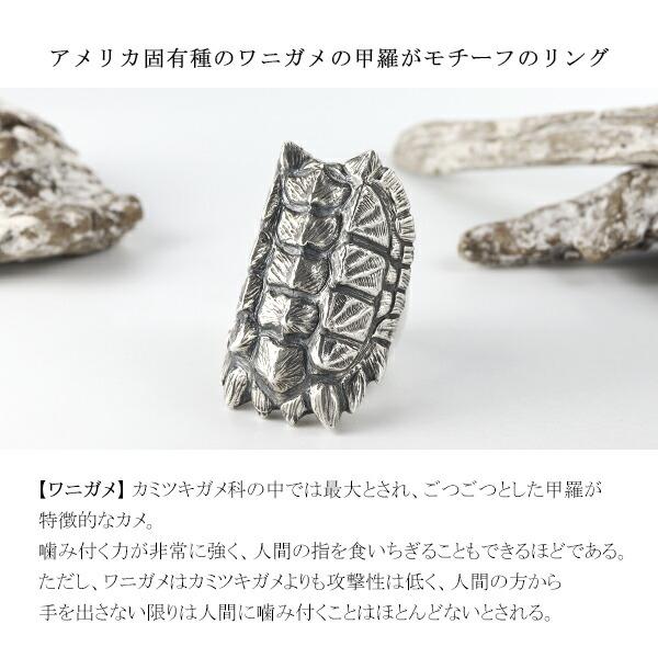 Cold I's ワニガメ 甲羅 リング 15〜27号 シルバー925 指輪 Cold I's ワニガメ 甲羅 リング 15〜27号 シルバー925 指輪