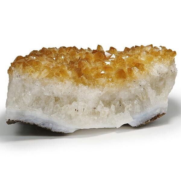 シトリン 原石 クラスター 約286g 天然石 パワーストーン 誕生石 11月