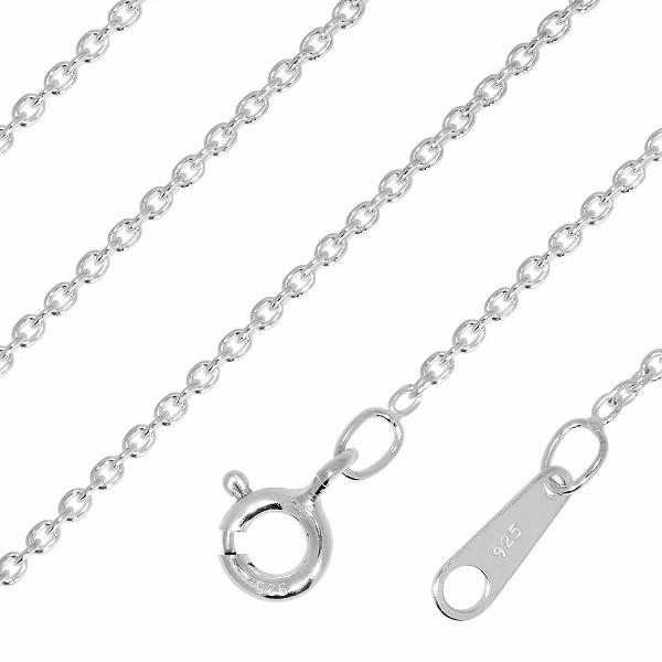 幅4.5mm長さ45cm 本物 シルバー 925あずきチェーン小豆ネックレス シルバーチェーン 925 ネックレスチェーンのみ あずき 小豆 45cm