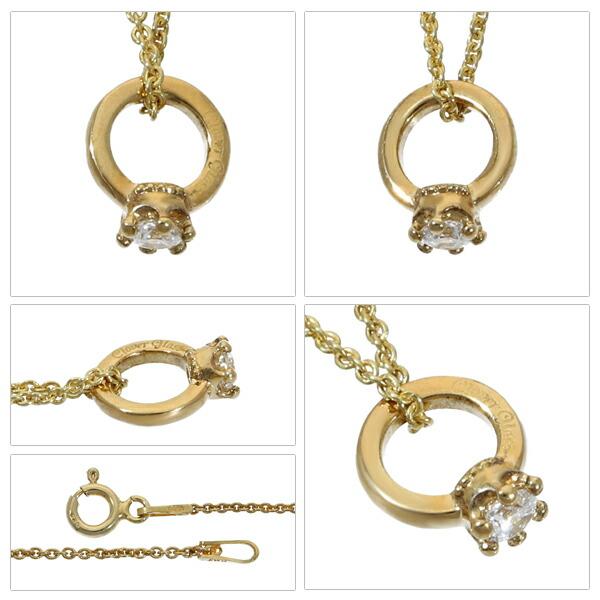 MILK 王冠指輪のネックレス Clover925 選べる 誕生石 ミルククラウン ベビーリング