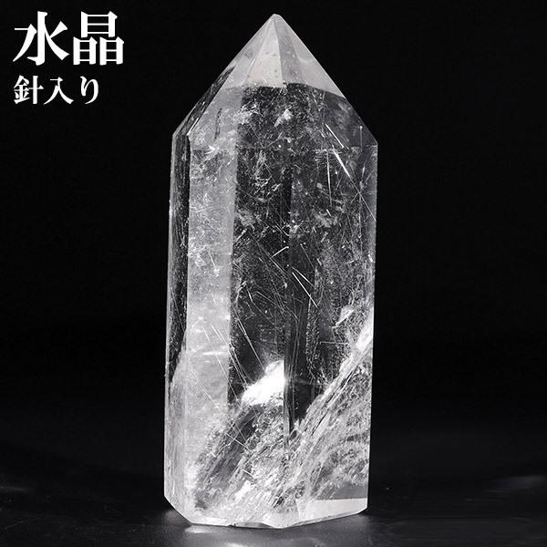 水晶ポイント ルチルクォーツ入り 原石 約77g 天然石 パワーストーン