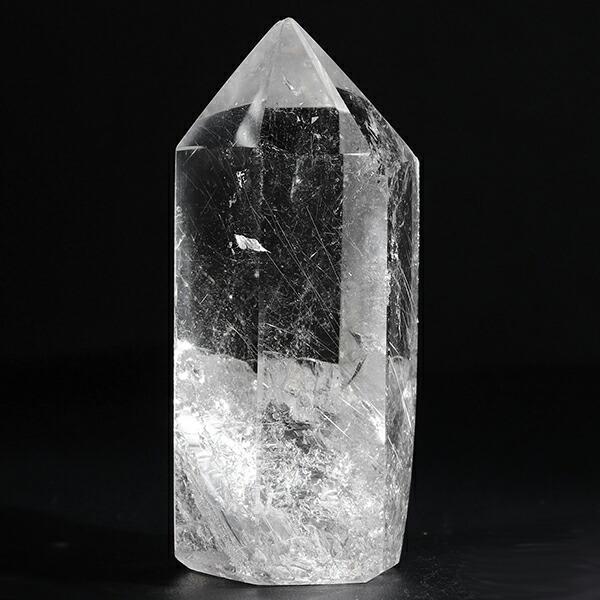 水晶ポイント ルチルクォーツ入り 原石 約77g 天然石 パワーストーン