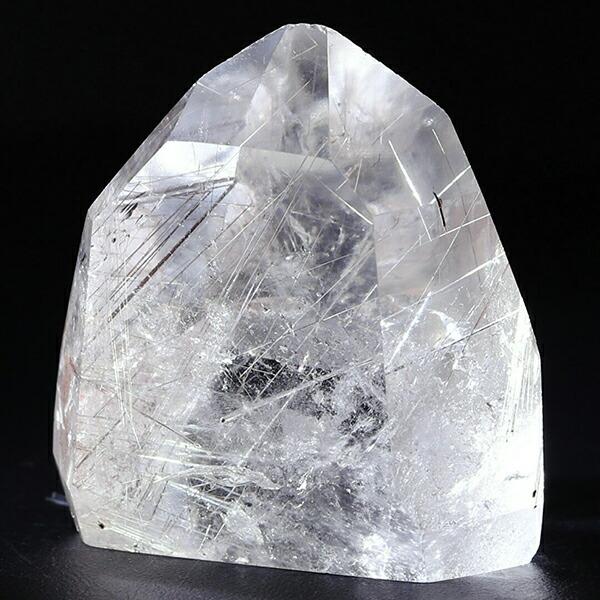 貫入水晶 針入り ポイント 原石 約40g 天然石 パワーストーン 貫入