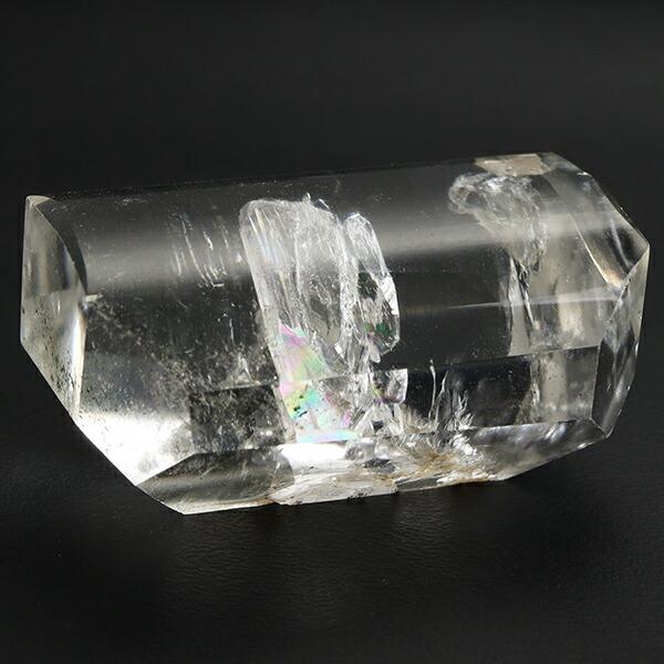 貫入水晶 虹入り 磨き原石 約23g 貫入 水晶 原石 天然水晶