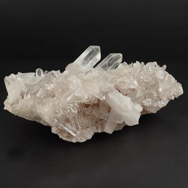 ヒマラヤ水晶 クラスター 約276g クル マナリ産 原石 浄化 天然石 パワーストーン 鉱物 標本 置物 クォーツ 水晶クラスター プレゼント 爆買の画像