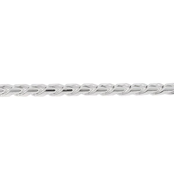 シルバー925 ネックレス スエッジロープチェーン 45cm 幅約2.7mm シルバーチェーン のみ メンズ 人気 おしゃれ メカ ワイヤー プレゼント 爆買_2