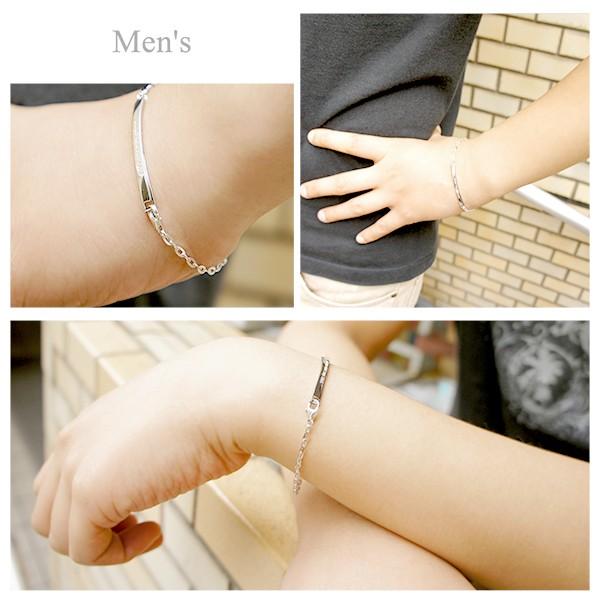 close to me（クロストゥーミー） ペアブレスレット 刻印 シルバー