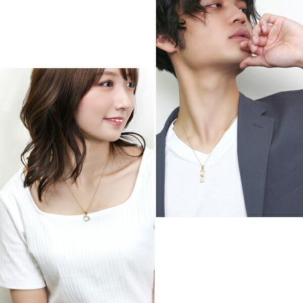 ペアネックレス 刻印 ハワイアン ゴールド K23RGP 金 ダイヤモンド ハート close to me お揃い カップル 30代 40代 プレゼント 爆買の画像