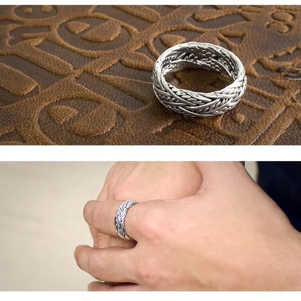 指輪 メンズ おしゃれ シルバー925 ツイスト 編み込み シルバーリング 10 5 30号 ロープ 縄目 大きいサイズ 男性 プレゼント 完売