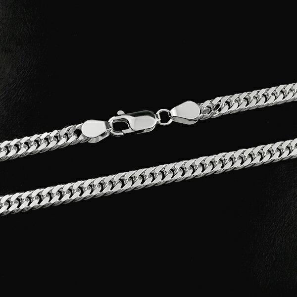 シルバーチェーン 925 ネックレスチェーンのみ ダブル喜平 50cm 幅約