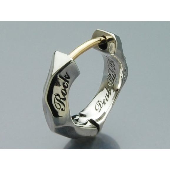 DEAL DESIGN（ディールデザイン） JAGGED ROCK HOOP ピアス DEAL LTD