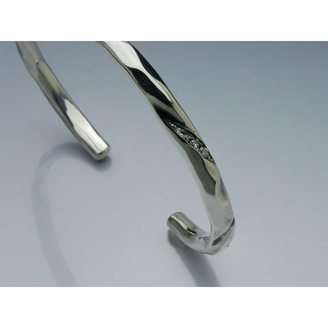 DEAL DESIGN ディールデザイン シルバー925 バングル ㊹ DEAL DESIGN（ディールデザイン） HAMMERD LINE BANGLE バングル DEAL