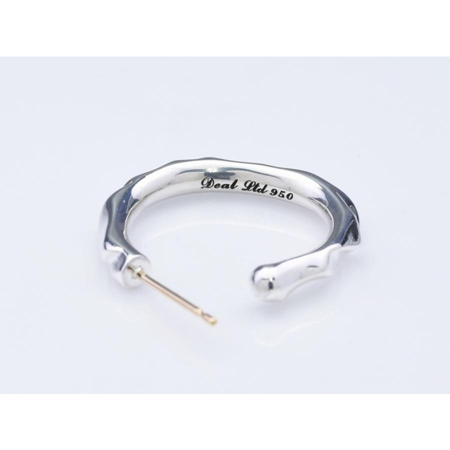 DEAL DESIGN（ディールデザイン） DRIFT CUT HOOP L ピアス DEAL LTD