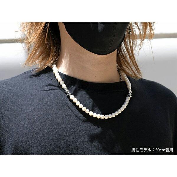 DEAL DESIGN ディールデザイン RT:PEARL パール シルバー ネックレス 8mm 40〜50cm 真珠 淡水パール カジュアル シルバー950 シルバー｜ginnokura｜06