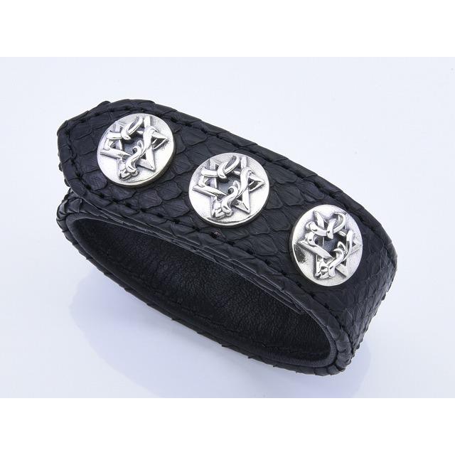 DEAL DESIGN（ディールデザイン） マルチ3ドットブレス(パイソン