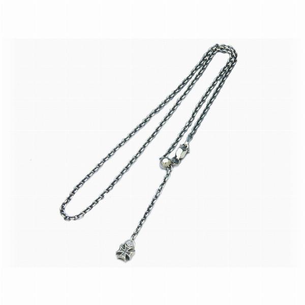 ディールデザイン スライドチェーン フレアクロス ネックレスチェーン メンズアクセサリー ロック ギフト シルバー925